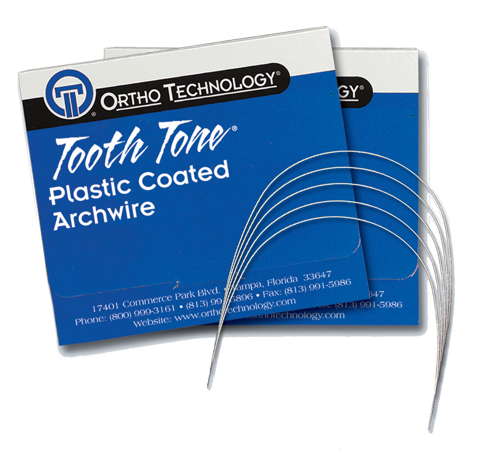Arcos estéticos rectangular aço inoxidável Tooth Tone