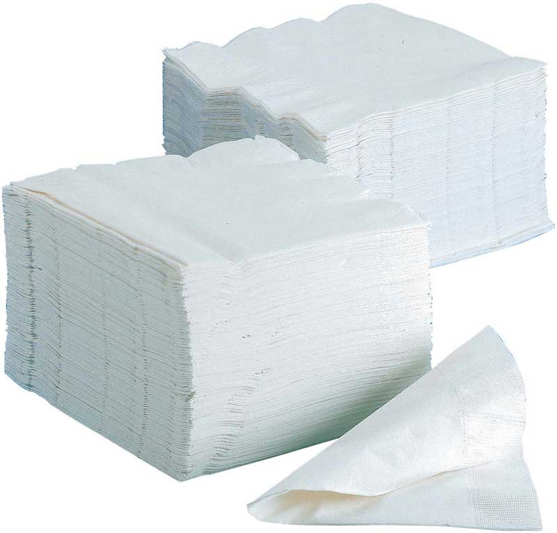 Guardanapos de papel (40x40, 3 capas)