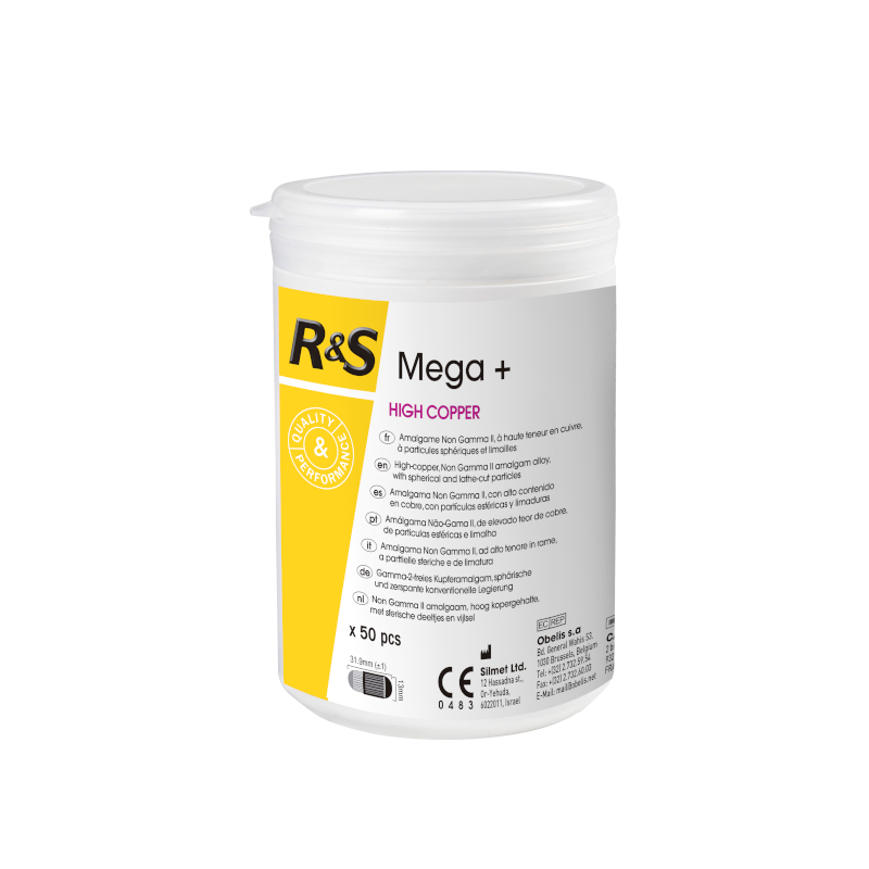 Mega + Nº2: 600 mg liga + 528 mg mercúrio